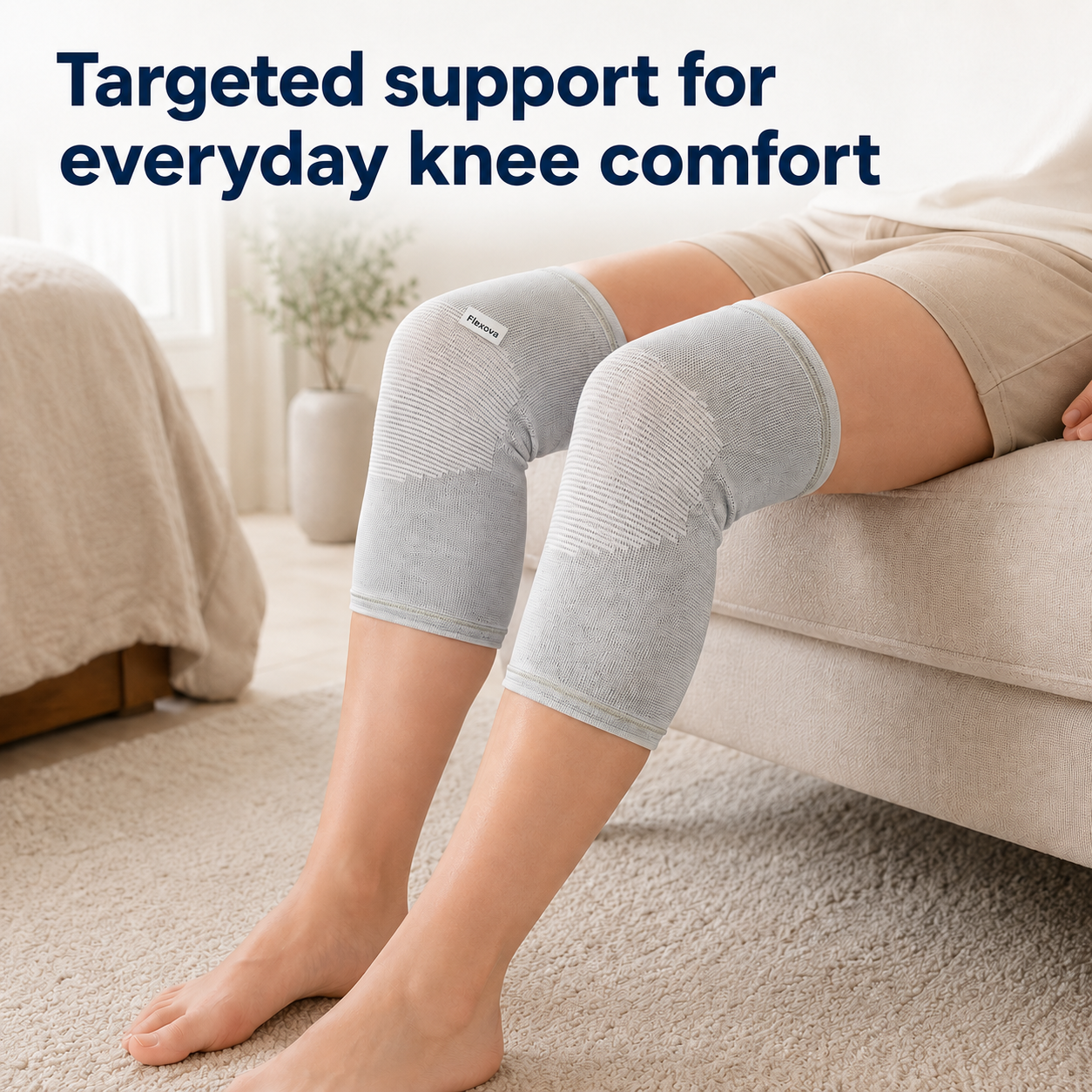 Premium Bamboo Knee Sleeve (Single)