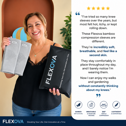 Instantly Relieve Knee Pain Without Surgery or Injections With Knee Sleeve (Pair)