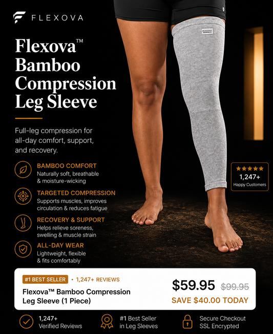 Premium Bamboo Leg Sleeve (Single)