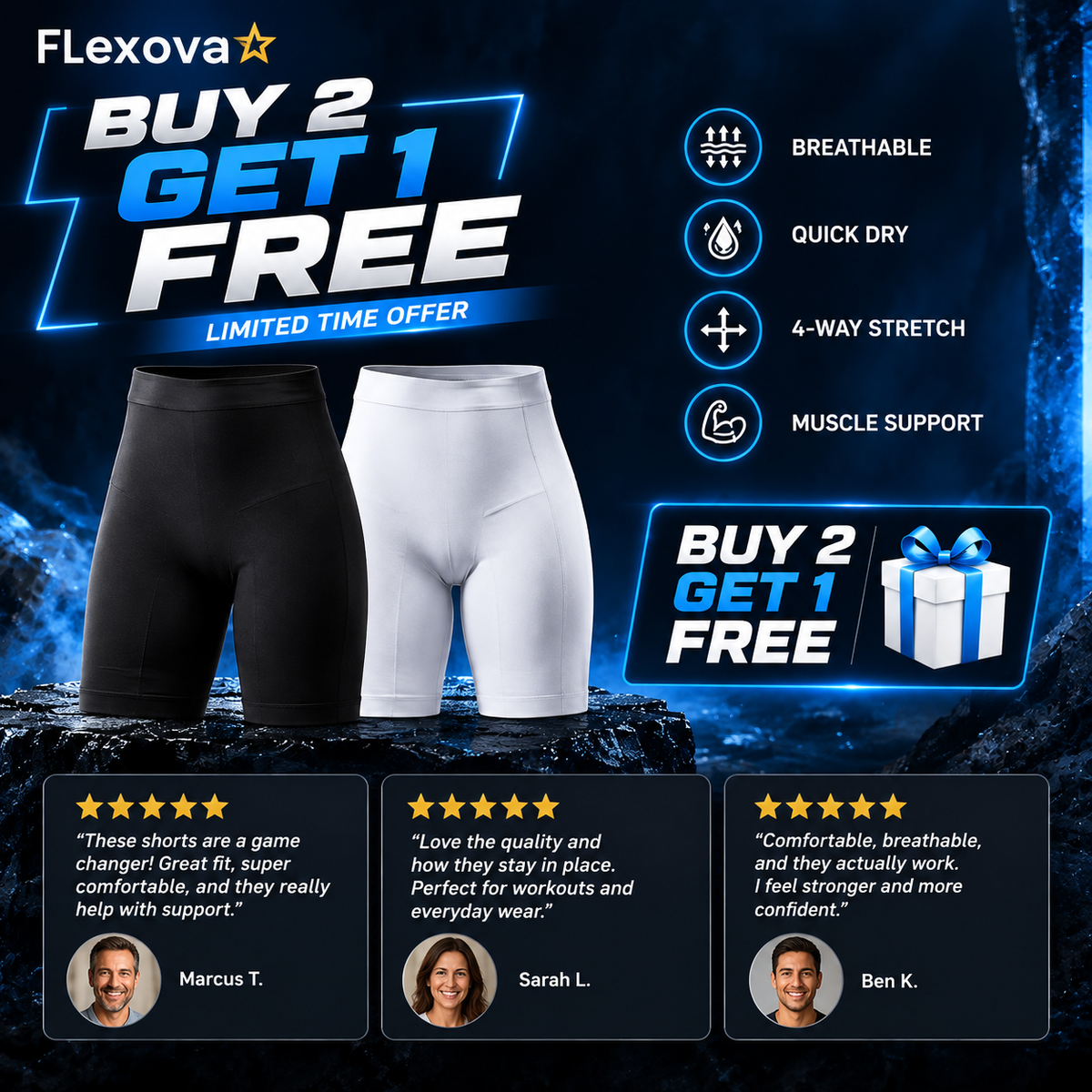 FlexShort - The Perfect Short for Men